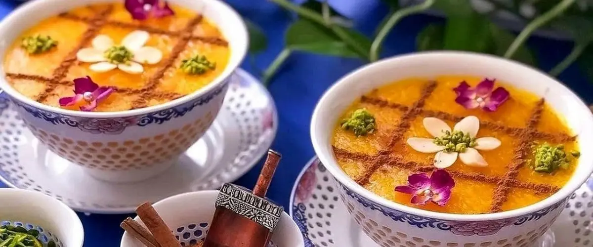 شله زرد و حلیم نذری معروف شیرازی