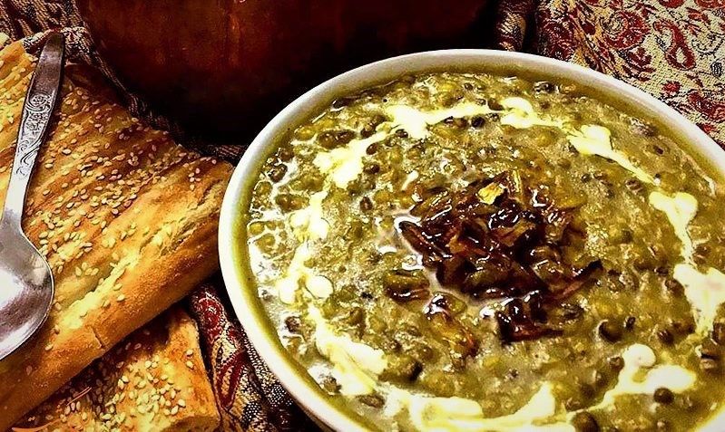 آش سبزی نذری معروف شیرازی