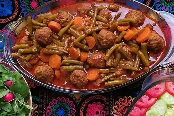 خورشت لوبیا سبز