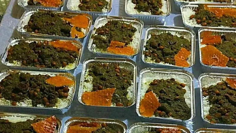 مواد لازم قورمه سبزی نذری