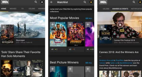 اپلیکیشن IMDb