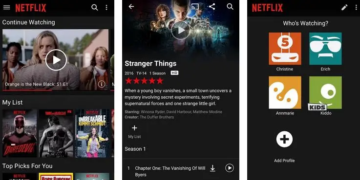 اپلیکیشن Netflix