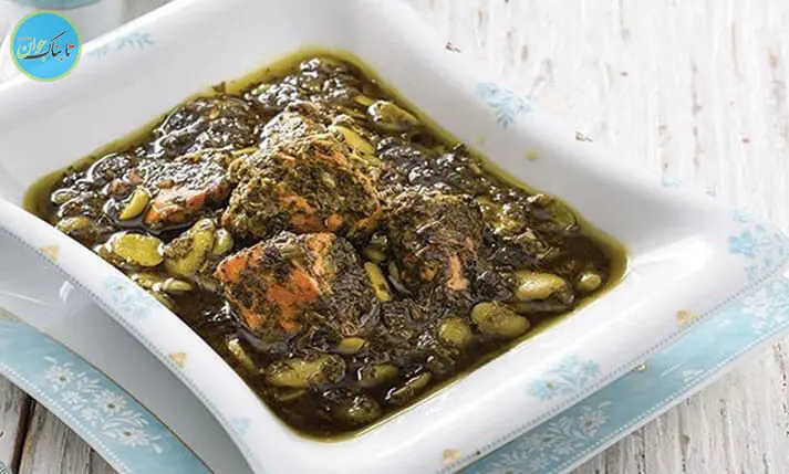 خورشت باقالی سبز