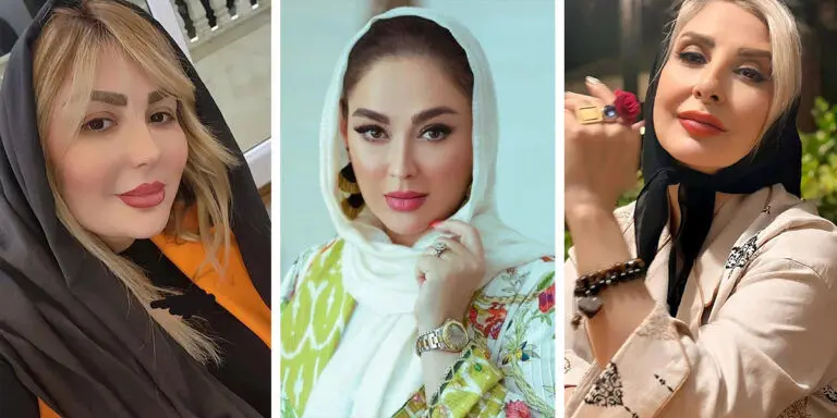 5 بازیگر ایرانی مشهور که همیشه با غلیظ ترین میکاپ ها دیده میشن + عکس