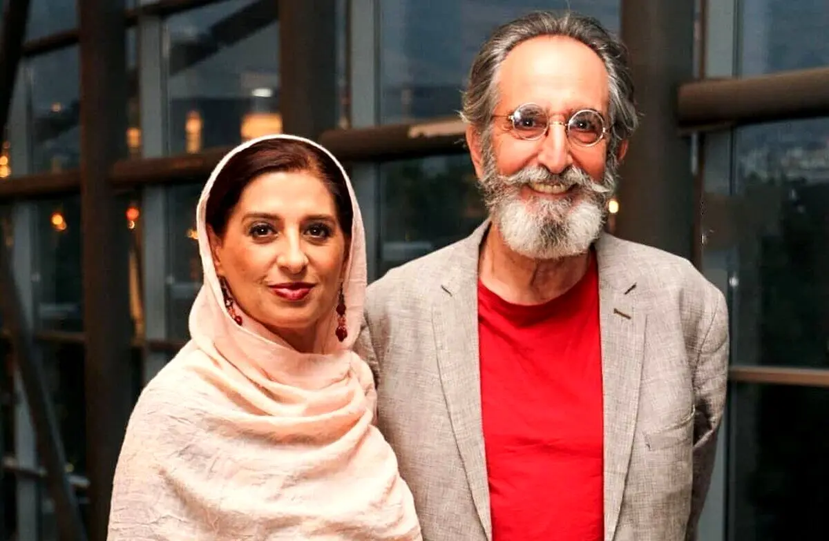 فرهاد آئیش و همسرش