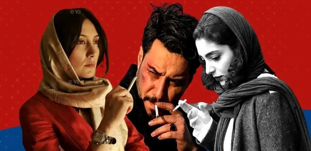 (ویدیو) سیگار کشیدن خارج از عرف بازیگران خانوم در فیلم ها! 