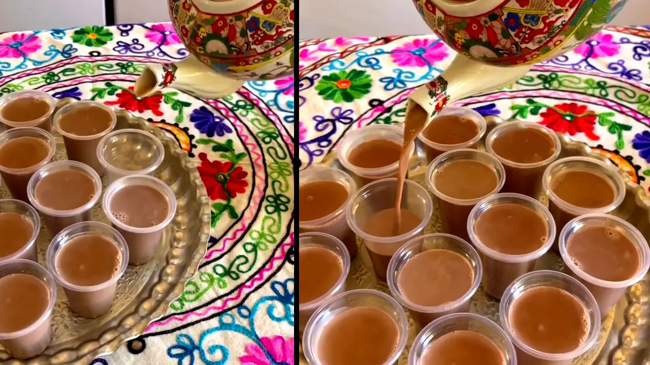 شیر کاکائو نذری محرم برای 100 نفر + طرز تهیه