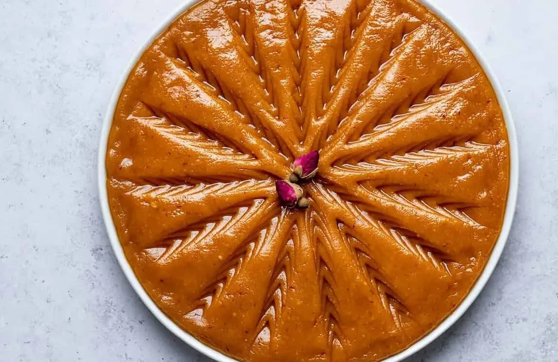 طرز تهیه حلوا نذری برای 50 تا 100 نفر + ایده برای تزیین