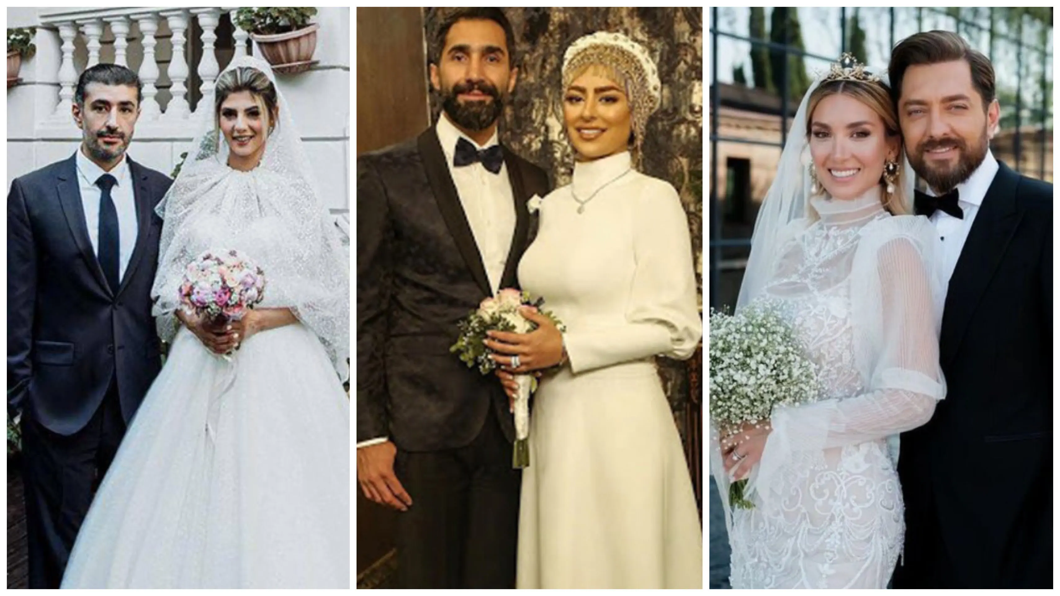 خاص ترین لباس عروس سلبریتی های ایرانی؛ از فرشته حسینی تا شیدا خلیق!
