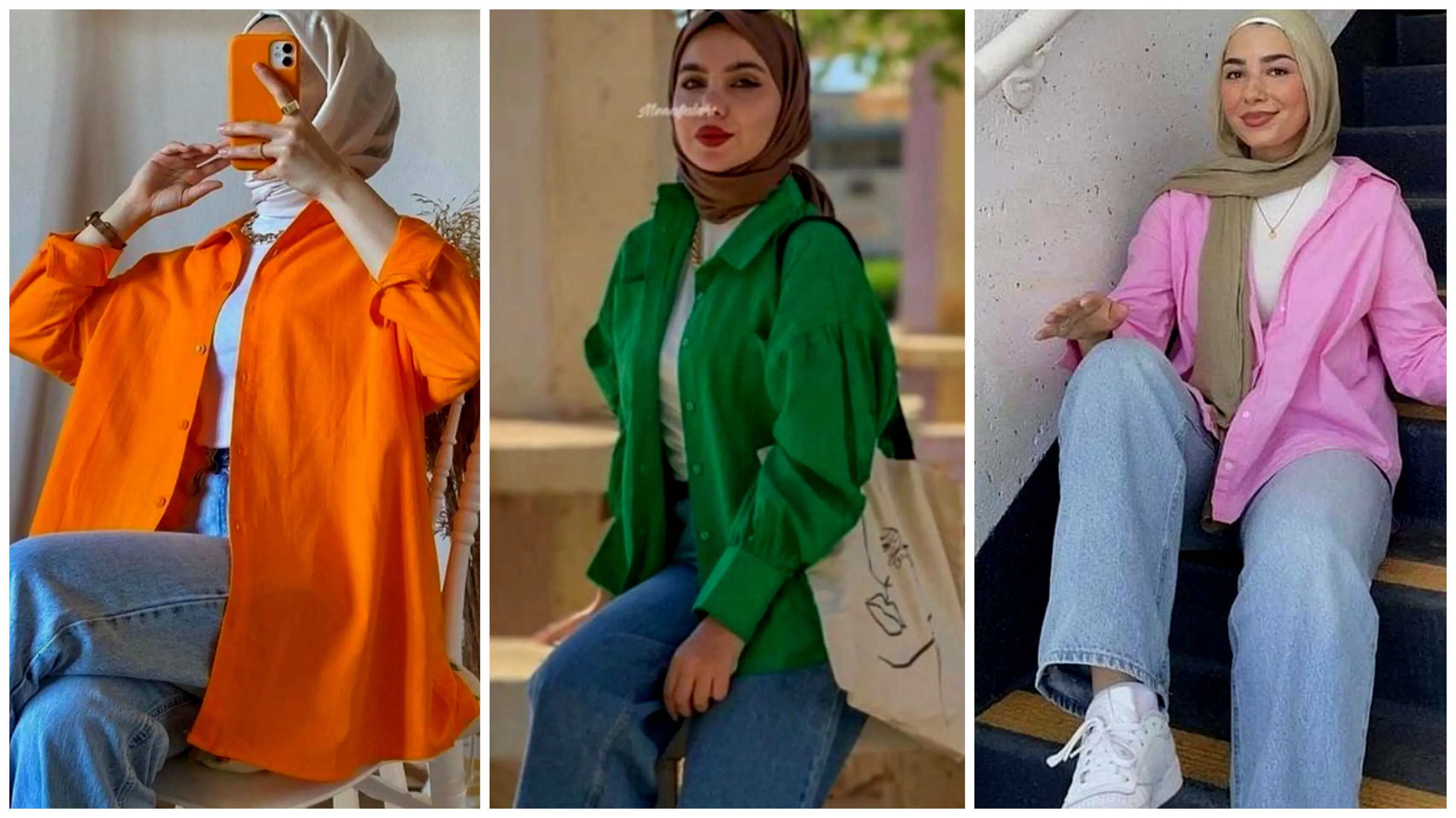 شلوار جین آبی رو امسال  با این رنگ ها ست کن؛ مُده! + تصاویر