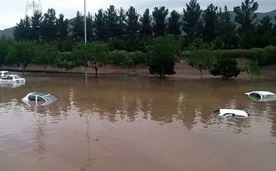مشهد در سیل غرق شد | ویدیو دلهره آورترین لحظات از سیل امروز مشهد