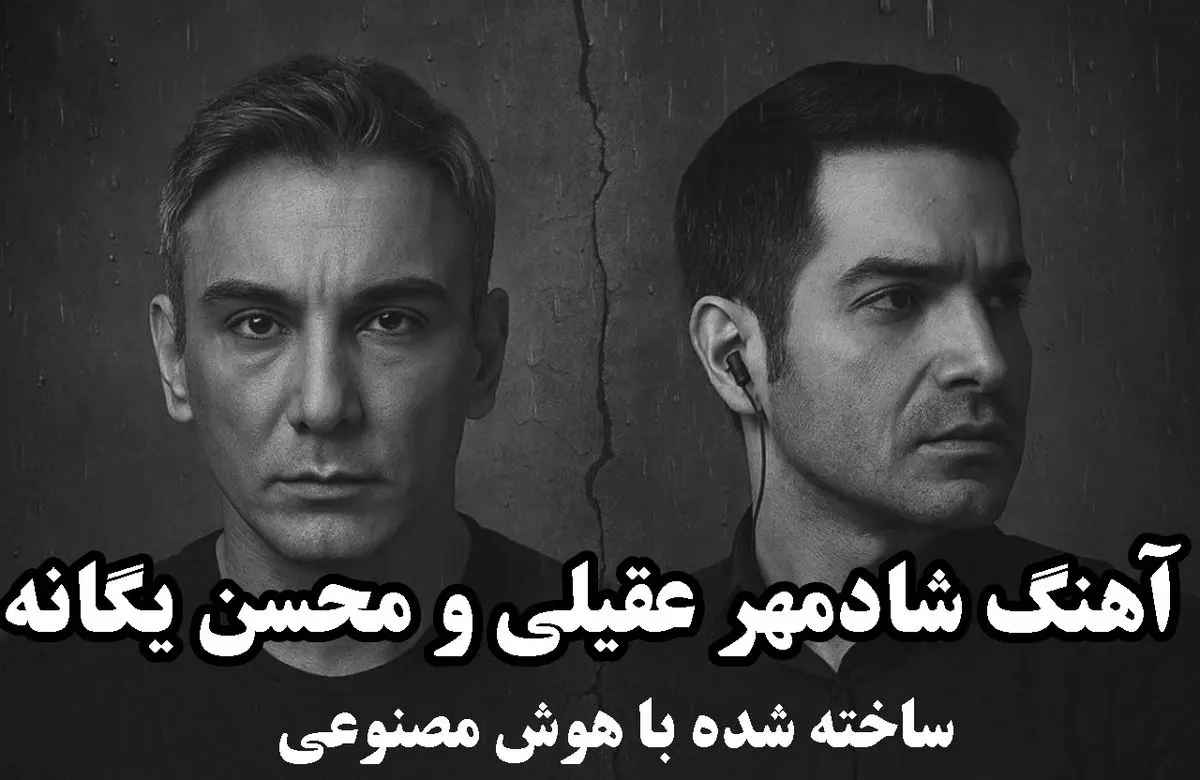 آهنگ هوش مصنوعی شادمهر و محسن یگانه