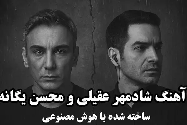 آهنگ هوش مصنوعی شادمهر عقیلی و محسن یگانه به نام نارفیق + دانلود