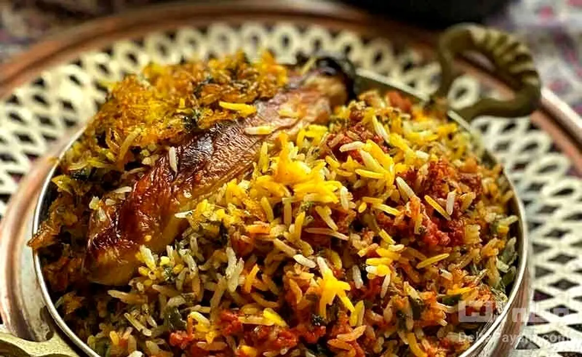 سبزی پلو