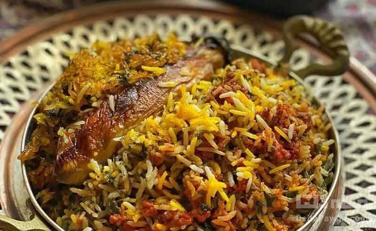 سبزی پلو