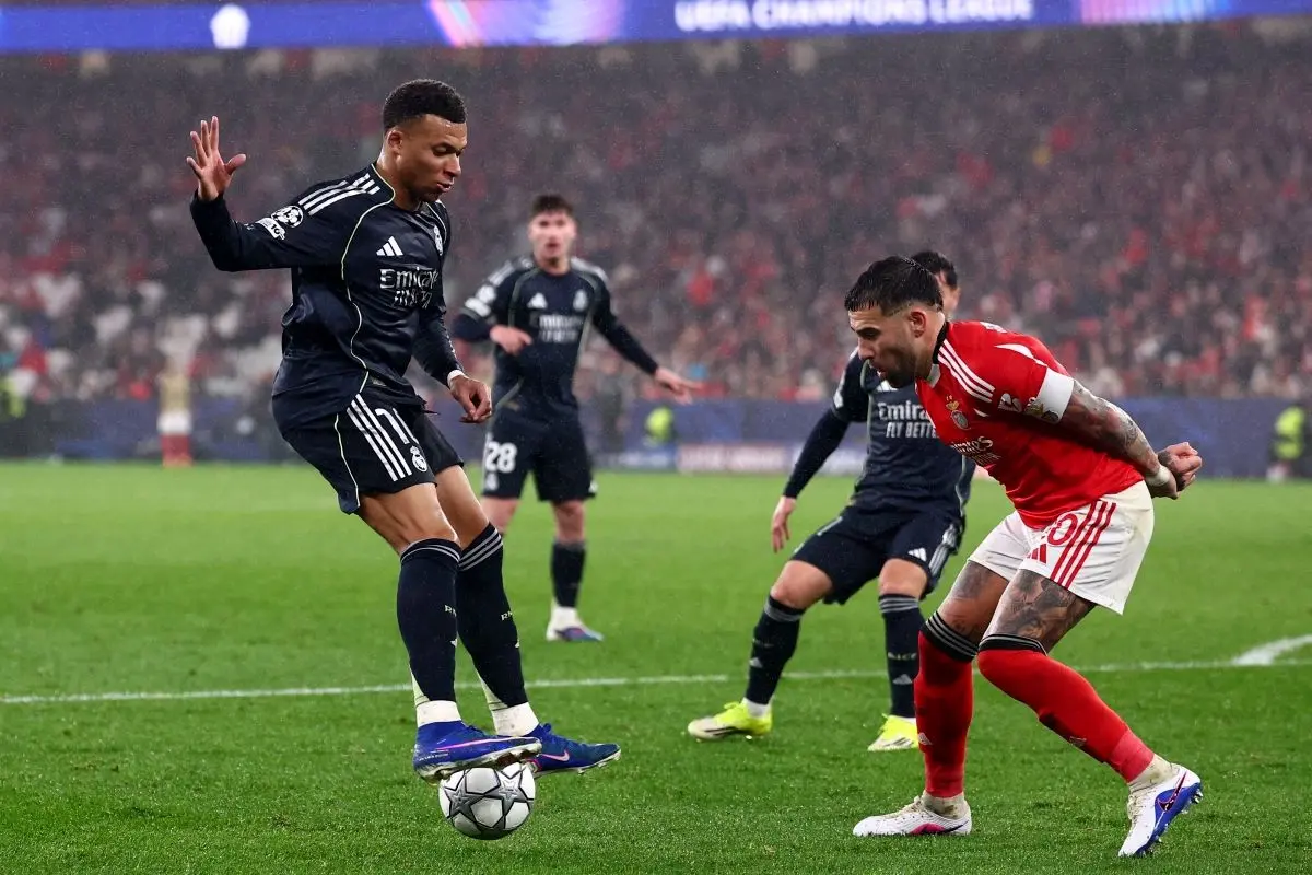 خلاصه بازی بنفیکا و رئال مادرید 28 بهمن 1404