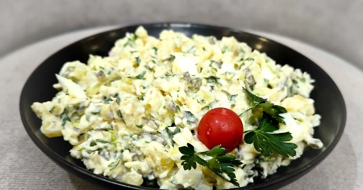 روش تهیه سالاد سیب زمینی