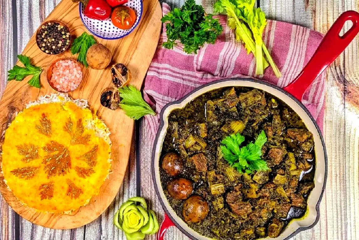 پیشنهاد ناهار: بهترین خورشت کرفس رو امروز میخوری؛ با گوشت و مرغ + طرز تهیه