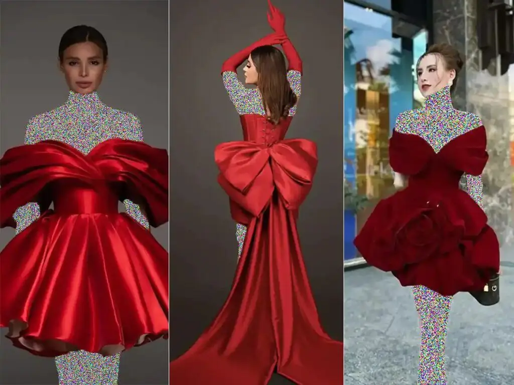 14 مدل پیراهن کوتاه قرمز برای دخترایی که میخوان از عروس هم دلبرتر باشن + عکس 
