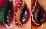  انواع مدل آرایش کریسمسی فوق العاده خاص و فانتزی که عاشقش میشید!