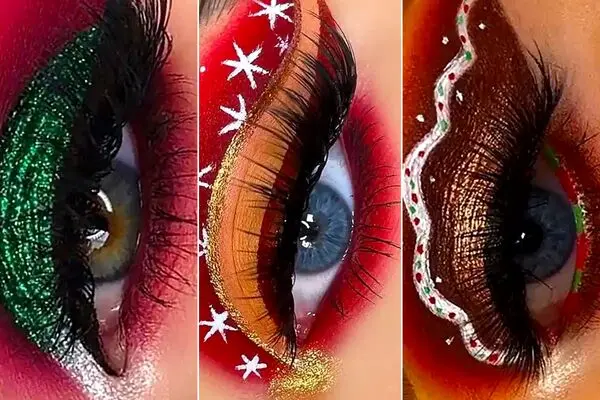  انواع مدل آرایش کریسمسی فوق العاده خاص و فانتزی که عاشقش میشید!