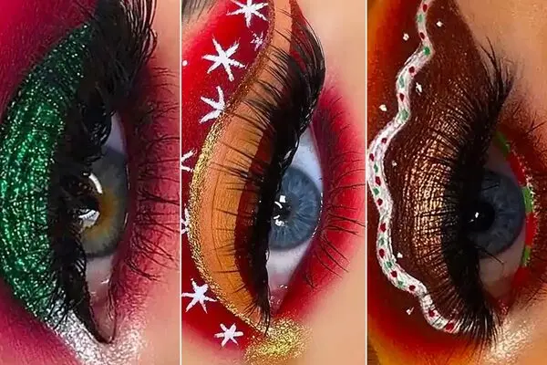  انواع مدل آرایش کریسمسی فوق العاده خاص و فانتزی که عاشقش میشید!