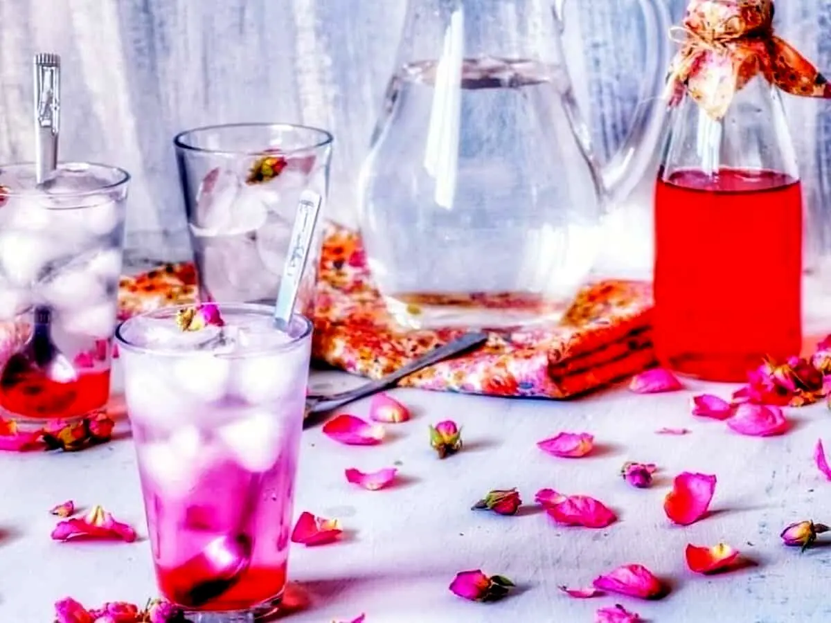 شربت گل محمدی