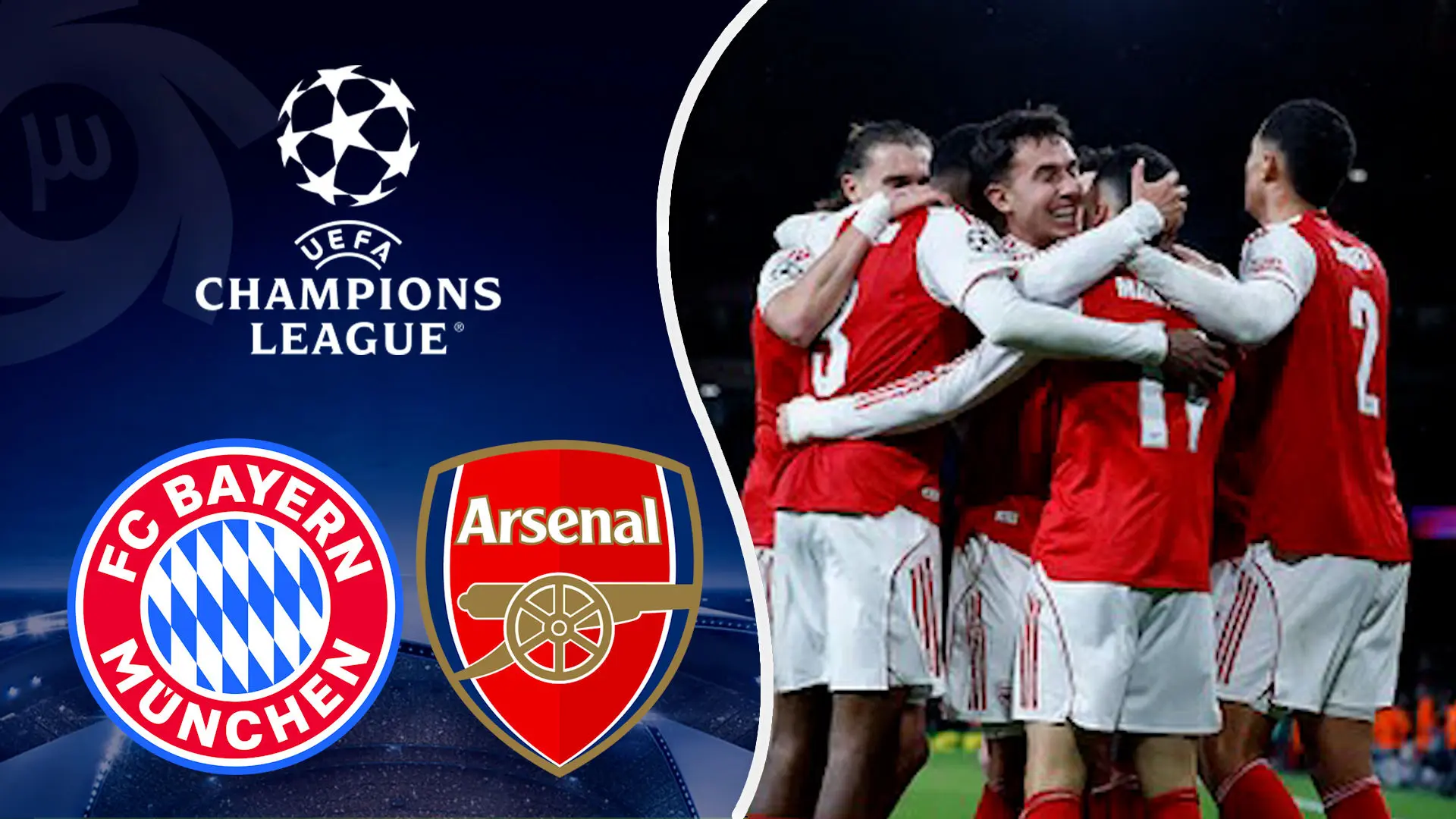 خلاصه بازی فوتبال آرسنال و بایرن مونیخ 5 آذر 1404