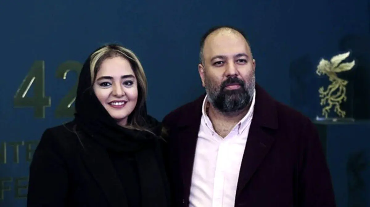 (ویدیو) ذوق زدگی بانمک علی اوجی  از دیدن مجسمه نرگس محمدی!