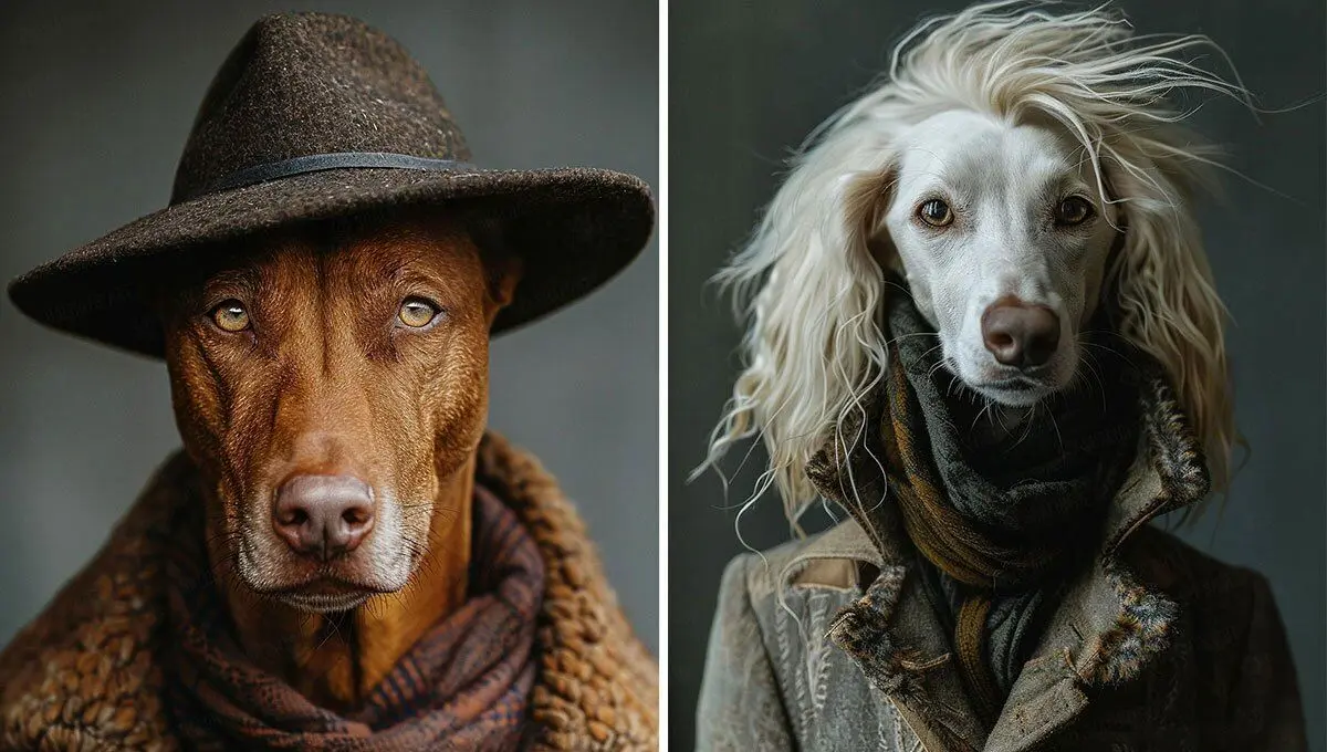 سگ ها اگه بازیگر هالیوود بودن | شوخی هوش مصنوعی با سگ ها + تصاویر