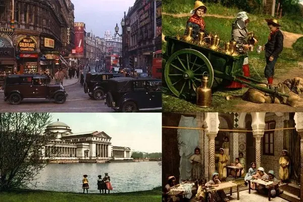 قدیمی ترین عکس های رنگی جهان با تاریخ 100 ساله!