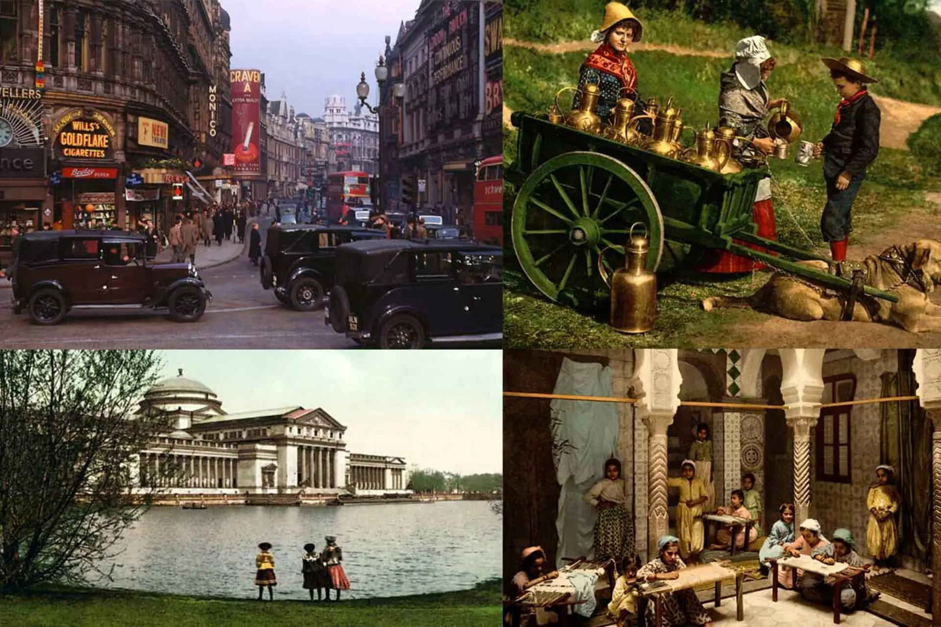 قدیمی ترین عکس های رنگی جهان با تاریخ 100 ساله!