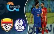 خلاصه بازی استقلال و فولاد 9 آذر 1404