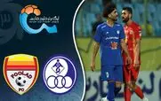 خلاصه بازی استقلال و فولاد 9 آذر 1404