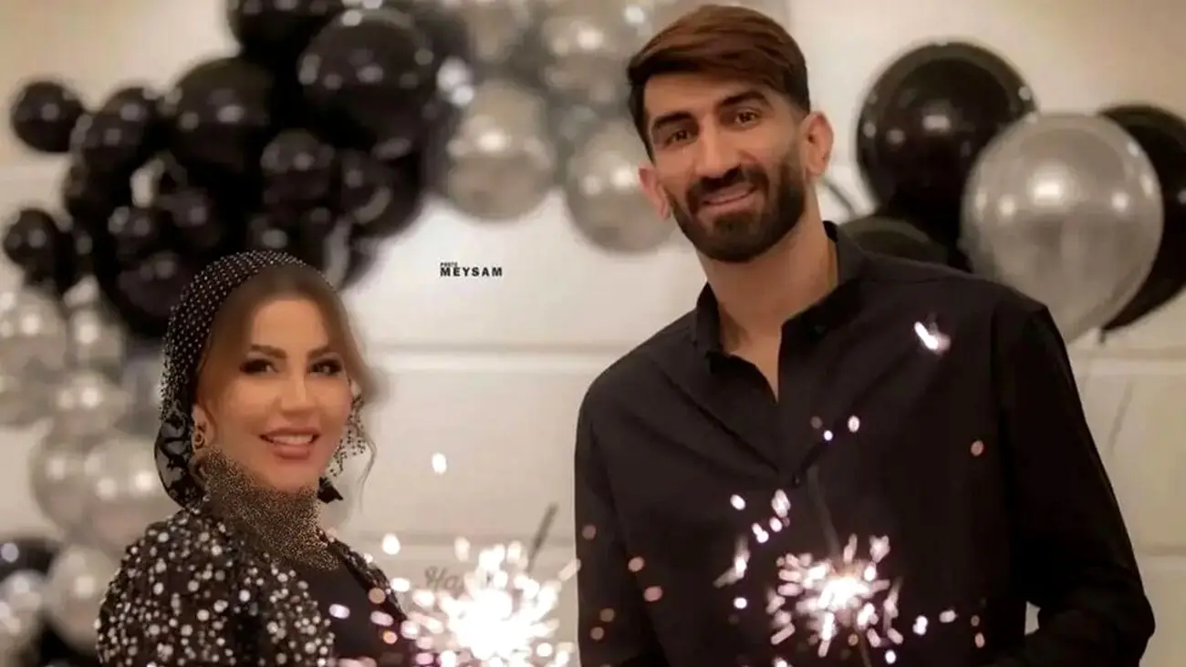 (ویدیو) جشن تولد 34 سالگی زن علیرضا بیرانوند!
