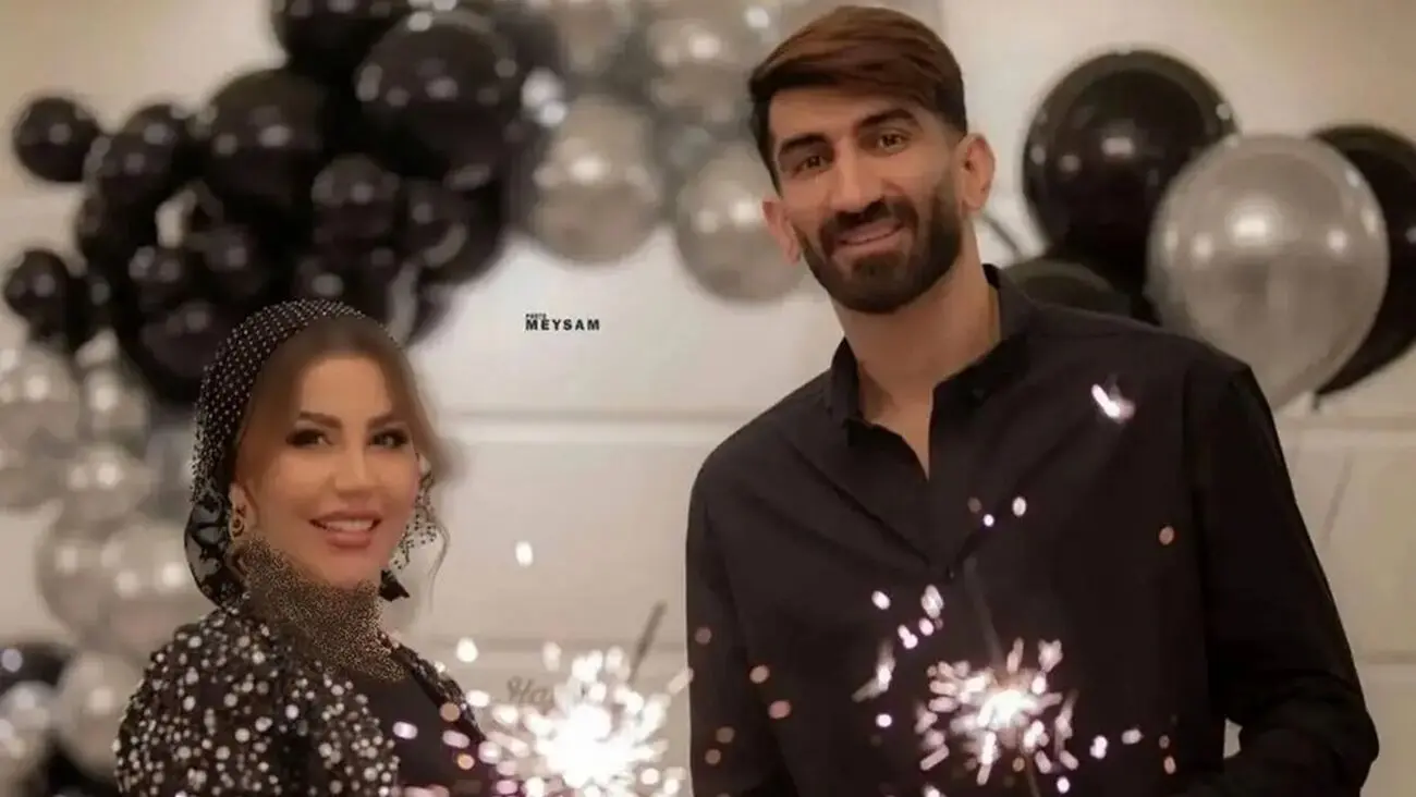 (ویدیو) جشن تولد 34 سالگی زن علیرضا بیرانوند!