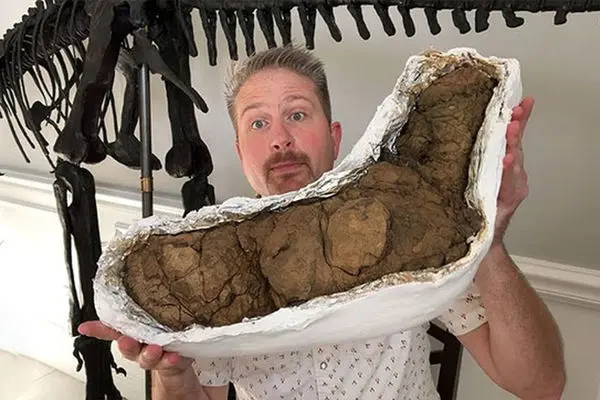 گرانترین و بزرگترین مدفوع فسیل شده انسانی در تاریخ که در کتاب گینس ثبت شد!