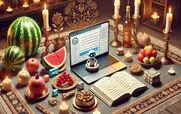 جشن یلدای چهره های فوت شده ایرانی در بهشت توسط هوش مصنوعی + عکس 