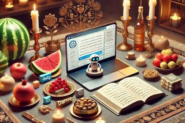 جشن یلدای چهره های فوت شده ایرانی در بهشت توسط هوش مصنوعی + عکس 