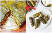 شام امشب: «کیک دلمه برگ مو» رو جایگزین دلمه معمولی کن + ویدیو آموزش