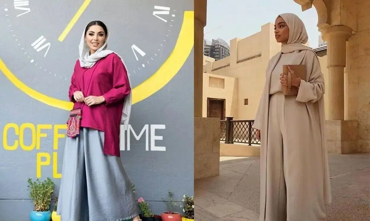 استایل با شلوار گشاد