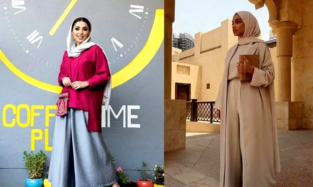 استایل با شلوار گشاد
