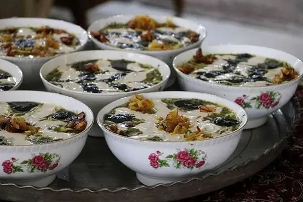 طرز تهیه آش شله قلمکار نذری محرم برای 100 نفر